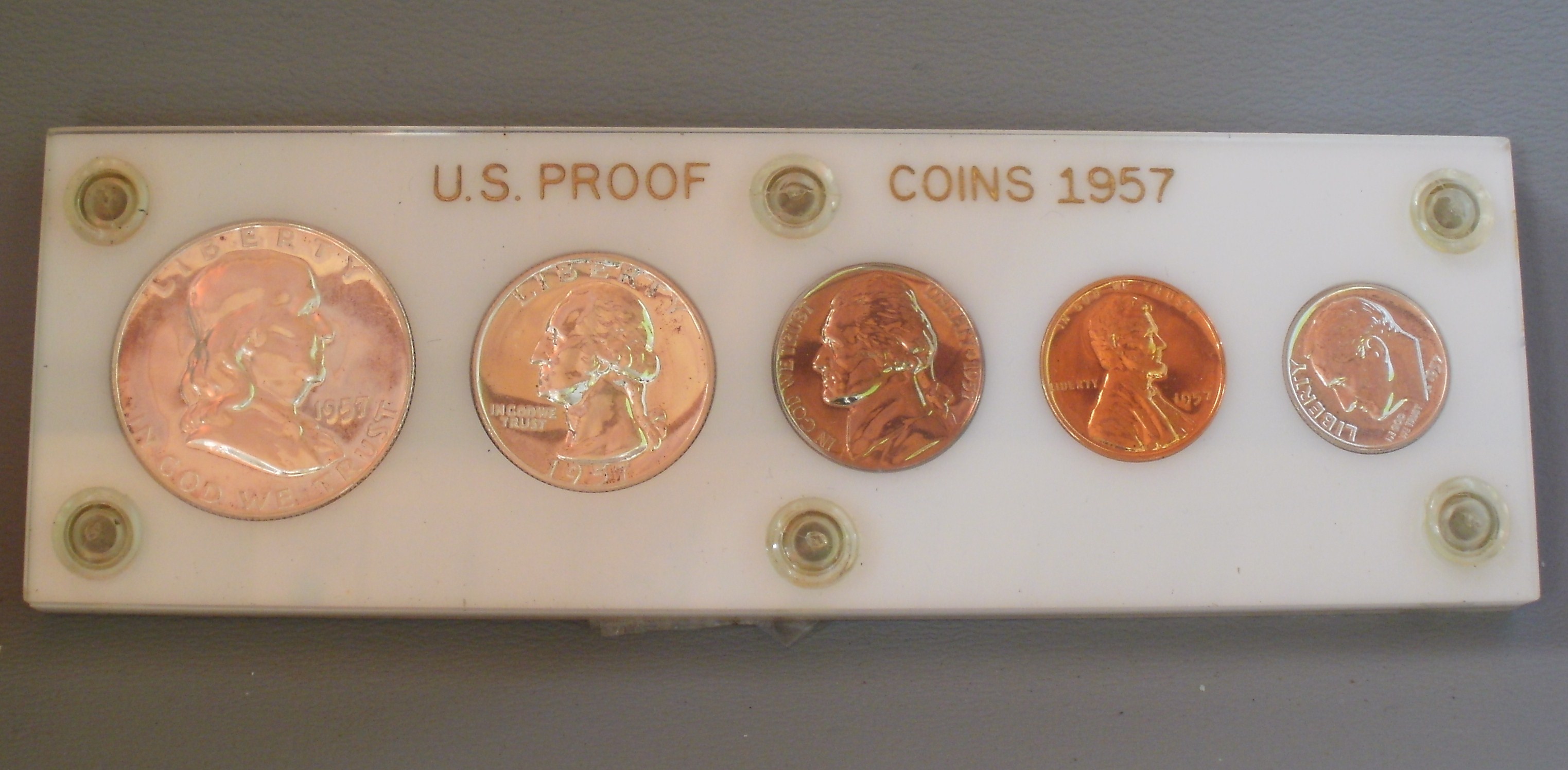 1957 US PROOF COIN SET